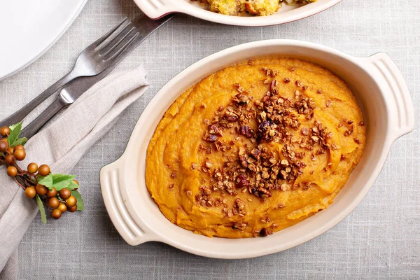 Casseruola di patate dolci tradizionali — Foto Stock