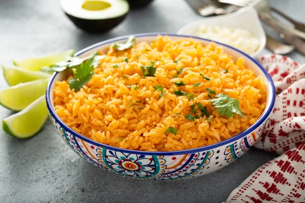 Domatesli Meksika pirinci — Stok fotoğraf