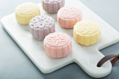 Sonbahar ortası festivali için ay çöreği.