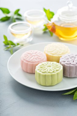 Sonbahar ortası festivali için ay çöreği.