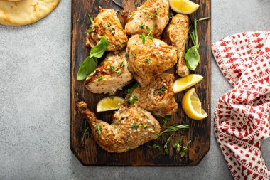 Limonlu sarımsaklı tavuk.