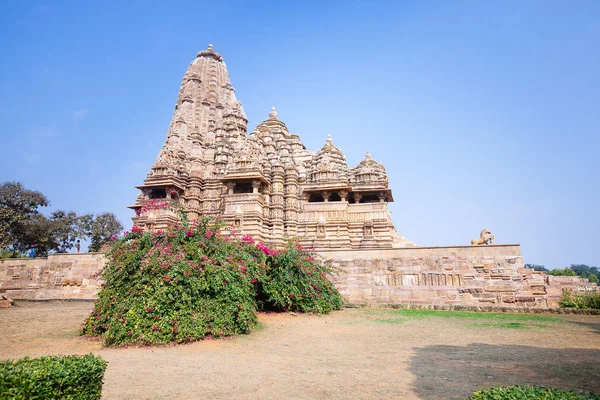 Templo Kandariya Mahadeva Khajuraho Índia Maior Mais Ornamentado Templo Hindu — Fotografia de Stock