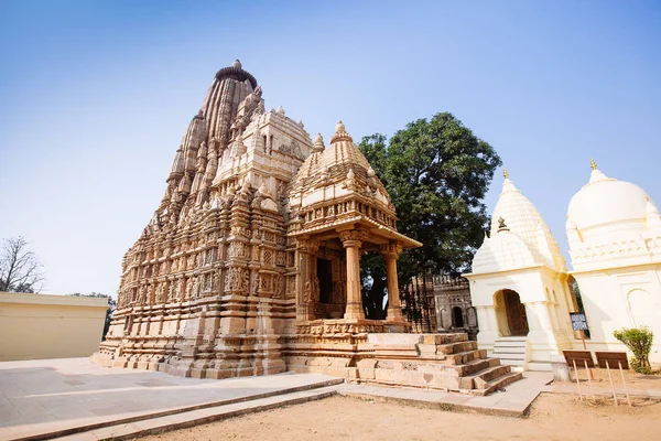 Jain Tempels Van Khajuraho Oostelijke Groep Van Tempels Khajuraho Madhya — Stockfoto
