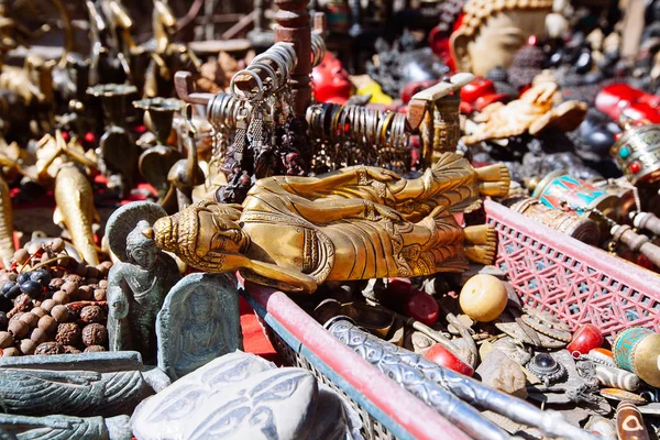 Recuerdos Nepalíes Ofrecidos Mercado Katmandú Nepal —  Fotos de Stock