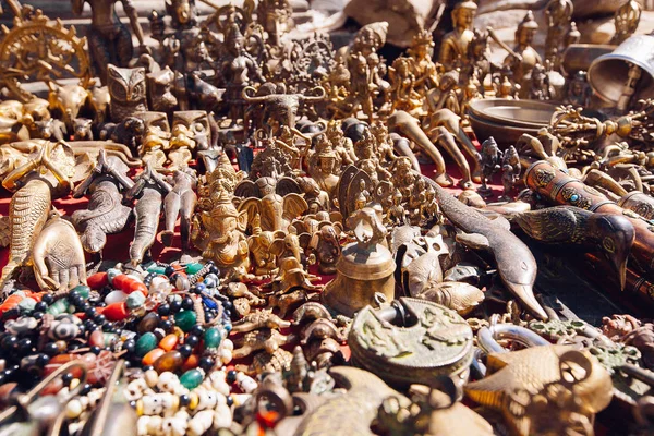 Nepali Souvenirs Offered Market Kathmandu Nepal — Stock Photo, Image