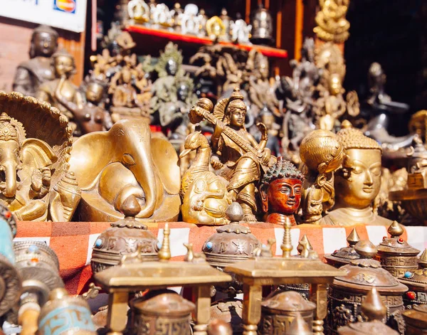 Nepali Souvenir Offerti Mercato Kathmandu Nepal — Foto Stock