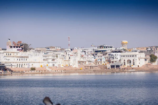 Kilátás Nyílik Város Józsi Rajasthan Egyik Legszentebb Városa Indiában — Stock Fotó