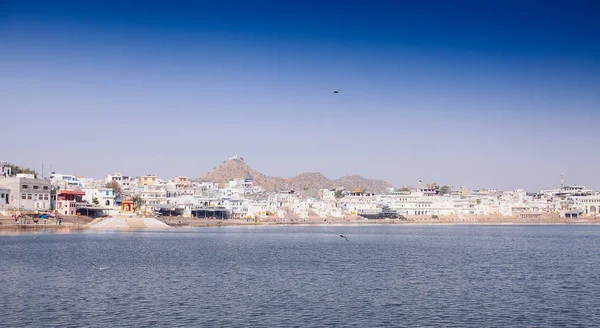 Вид Город Пушкар Раджастан Один Самых Священных Городов Индии — стоковое фото