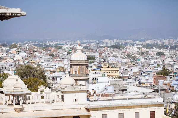 Vista Aérea Cidade Udaipur Rajasthan Índia — Fotografia de Stock