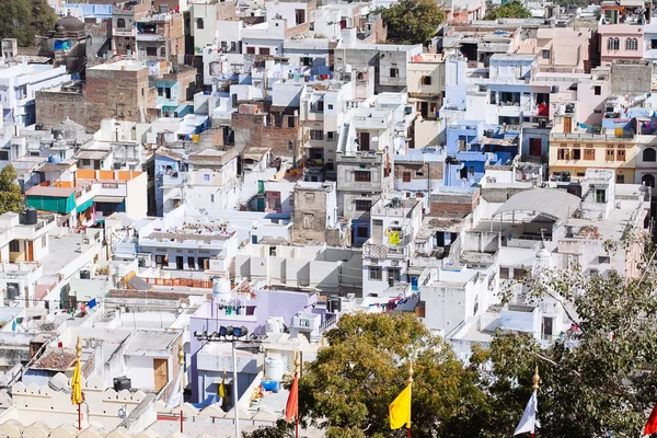 Vista Aérea Cidade Udaipur Rajasthan Índia — Fotografia de Stock