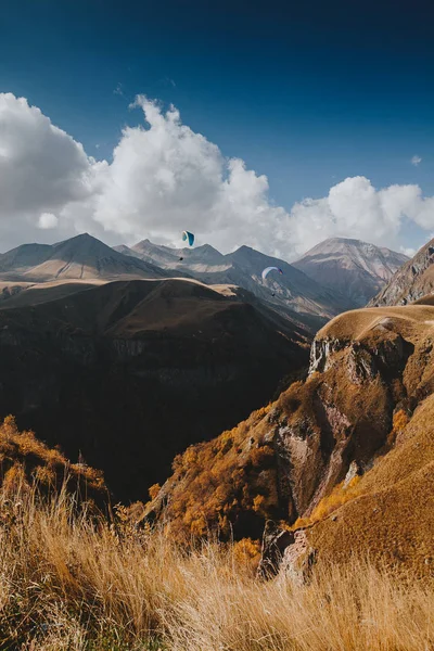 Góry Gruzji Jesień Region Kazbegi — Zdjęcie stockowe