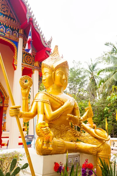 島サムイ島、タイの仏教寺院の詳細 — ストック写真