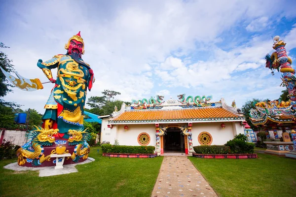 Templo chinês de Hainan, Koh Samui, Tailândia — Fotografia de Stock