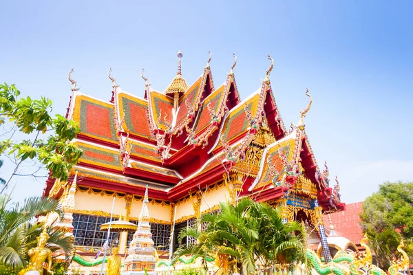 Buddhistischer Tempel in Koh Samui, Thailand. — Stockfoto