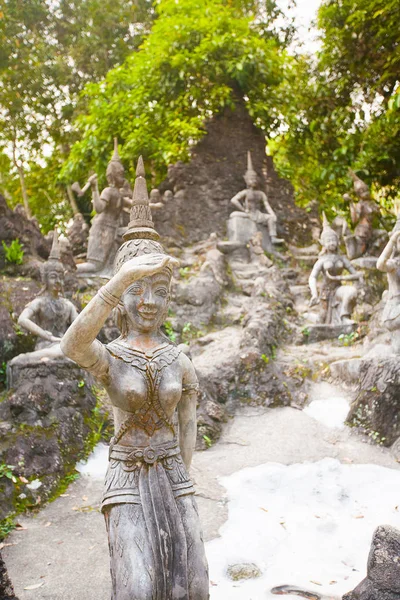 Giardino magico di Buddha di Tanim, isola di Koh Samui — Foto Stock