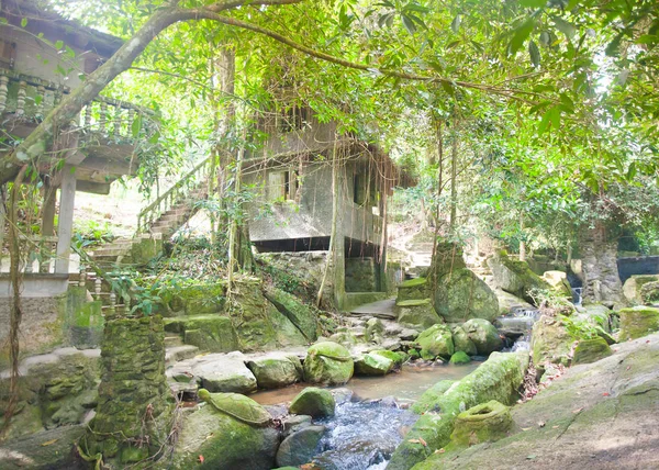 Tanim jardim mágico Buda, Koh Samui ilha — Fotografia de Stock