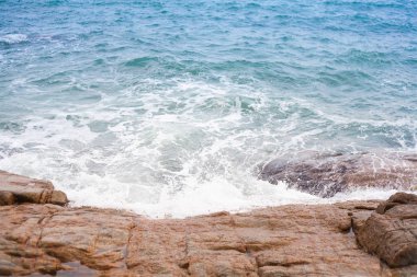 Tropikal deniz manzara görünümü