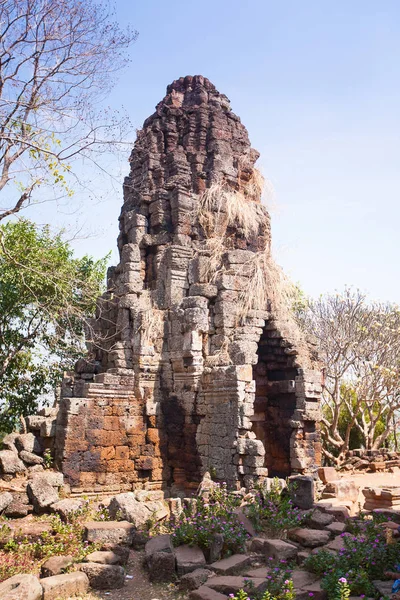 Prasat Banan temple au Cambodge à Battambang. — Photo