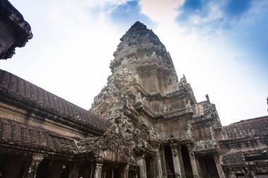 Angkor Wat Tapınağı yakınındaki Siem Reap, Kamboçya.
