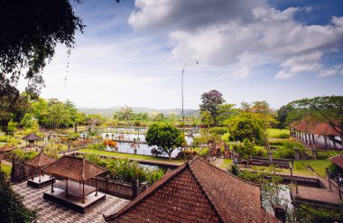tirtagangga su Sarayı bali Adası, Endonezya 