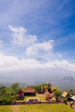 Agung volcano, Bali, Indonesia clipart