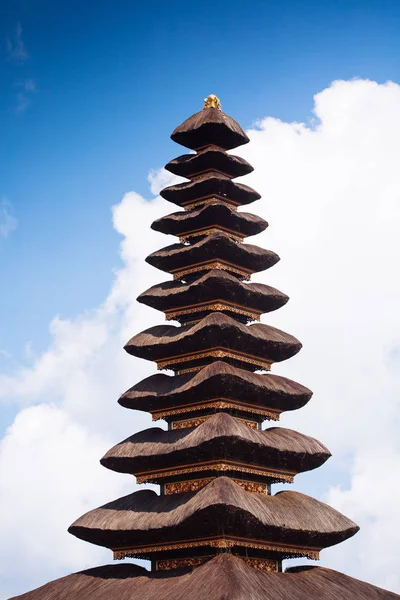 Ulun Danu Temple Beratan jezioro w Bali, Indonezja — Zdjęcie stockowe