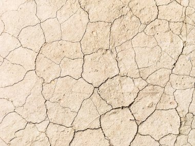 Kurumuş çatlamış toprak zemin dokusu arka planı