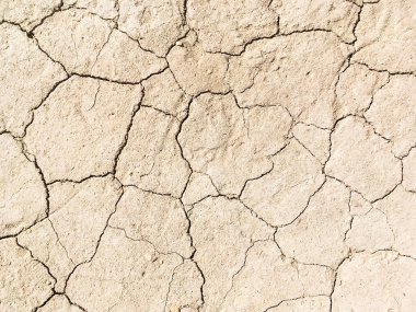 Kurumuş çatlamış toprak zemin dokusu arka planı