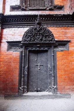 Katmandu, Nepal - 8 Şubat 2017: Kumari Sarayı 