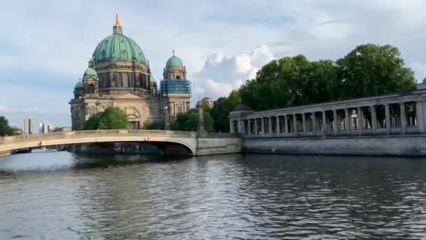 Berlino Germania Luglio 2019 Chiesa Del Duomo Berlino Berliner Dom — Video Stock