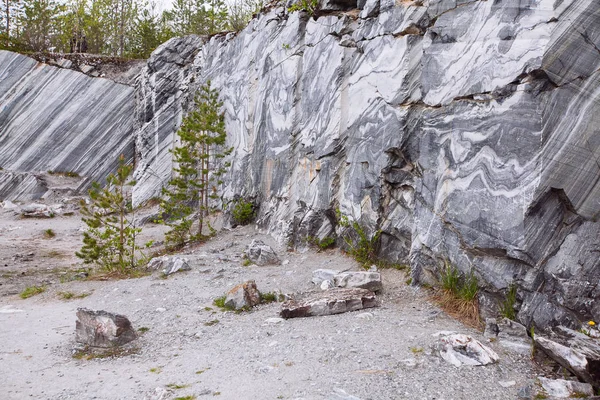 Marmeren Canyon Ruskeala. Regio Sortavala in Karelië — Stockfoto