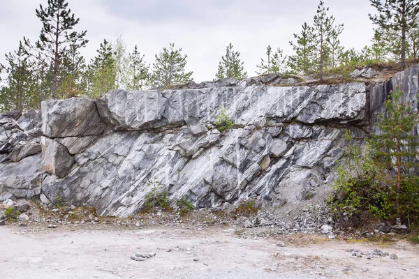 Marble Canyon Ruskeala. Region Sortavala v Karelii — Stock fotografie