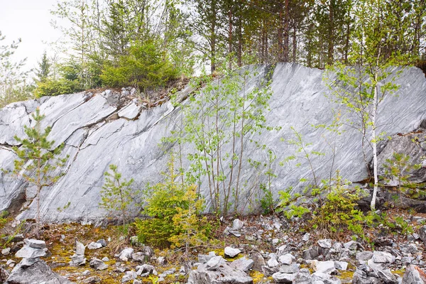 Marble Canyon Ruskeala. Region Sortavala v Karelii — Stock fotografie