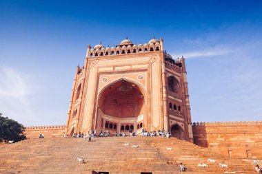 Fatehpur Sikri kompleksi. Uttar Pradesh, Hindistan