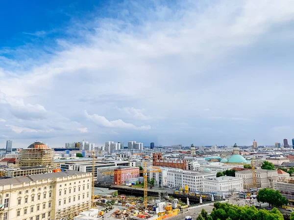 Skyline Luftaufnahme der Stadt Berlin, Deutschland. — Stockfoto