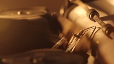 Daktiloyu beyaz kağıda boş yaz. Arkaplan