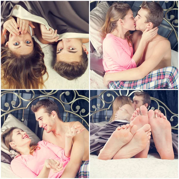 Relationship in bed — Stock Photo, Image