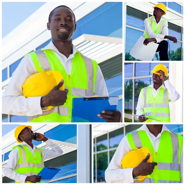 African construction worker