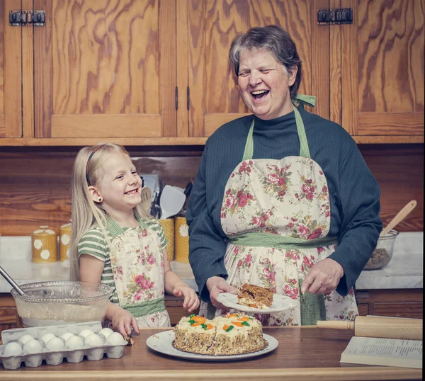 Diversión en la cocina — Foto de Stock