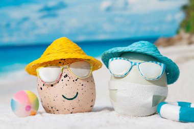 Paskalya yumurtaları izolasyonda.