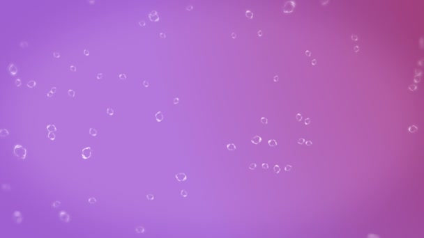 Animación Fondo Movimiento Abstracto Con Burbujas — Vídeos de Stock
