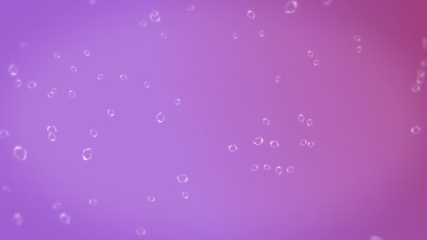 Animation abstraite de fond de mouvement 4K avec bulles 