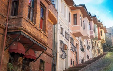Balat Fatih İlçesi, Istanbul sokak görünümü.