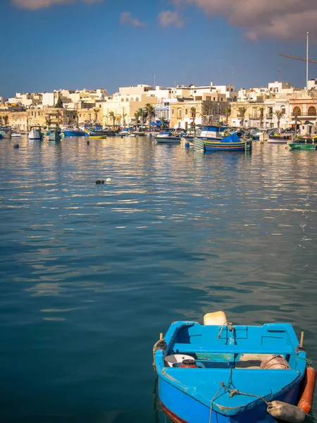 Barche portuali mediterranee — Foto Stock