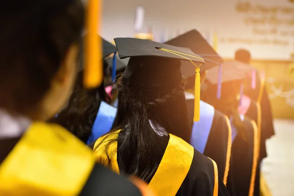 Cérémonie Remise Des Diplômes Félicitations Aux Diplômés Université — Photo