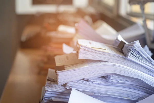 Stack Document File Pace Cabinet Office — Stock Photo, Image