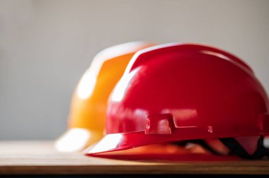 Güvenlik İnşaat İşçisi Şapka İnşaat ekibinin takım çalışması