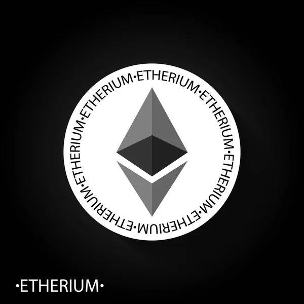 Etherium logo gölge ile