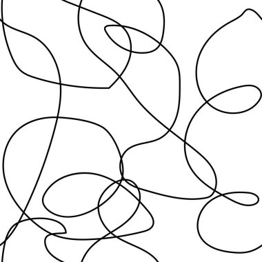 Absrtact eğri çizgi seamless modeli