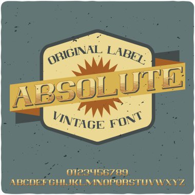 Orijinal etiketi yazı 